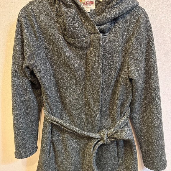 Dark Grey Speckled Winter Coat - Picture 1 of 4